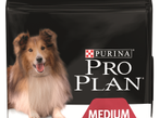 Проплан для собак средних пород чувствительное пищеварение, ягнёнок, 3 кг