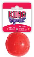 KONG Игрушка для собак Сквиз Мячик средний резиновый с пищалкой (PSB2) 
