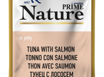 PRIME Nature Корм для кошек Тунец с лососем в желе (пауч) 0,1 кг
