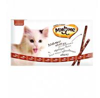 Мнямс для кошек Лакомые палочки с говядиной и печенью 13,5 см (1 штука)