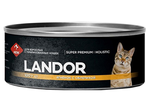 Ландор Конс. для кошек стерил. Ягненок с облепихой (ж/б) 0,1 кг