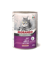 Morando Professional Конс. для кошек Ягненок, паштет (ж/б) 0,4 кг