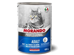 Morando Professional Конс. для кошек Тунец и лосось, паштет (ж/б) 0,4 кг
