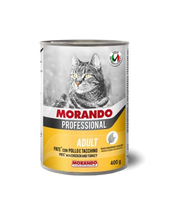Morando Professional Конс. для кошек Курица и индейка, паштет (ж/б) 0,4 кг