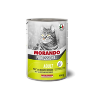 Morando Professional Конс. для кошек Говядина и овощи, паштет (ж/б) 0,4 кг
