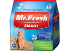 Mr.Fresh Смарт Наполнитель древесный комкующийся, для короткошерстных кошек, 4,5