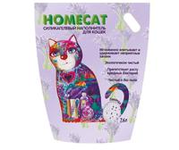 HOMECAT Наполнитель Лаванда силикагелевый 7,6 л