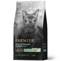 Premier Корм для кошек стерилизованных Свежее мясо ягненка с индейкой 0,4 кг