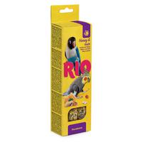 RIO Палочки для средних попугаев с медом и орехами 2*75гр